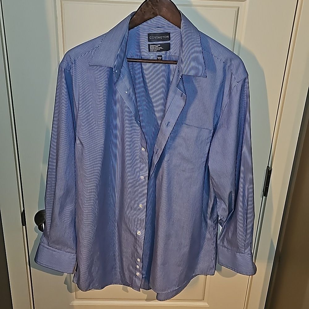 COVINGTON Men's long sleeve dress shirt Size L